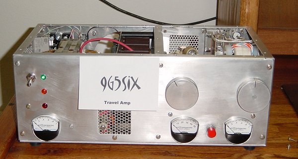 The Amplifier Dick, K5AND built to take to 9G in 2001