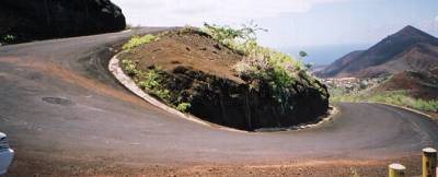 The lower road up Green Mountain. It got a lot steeper higher up!