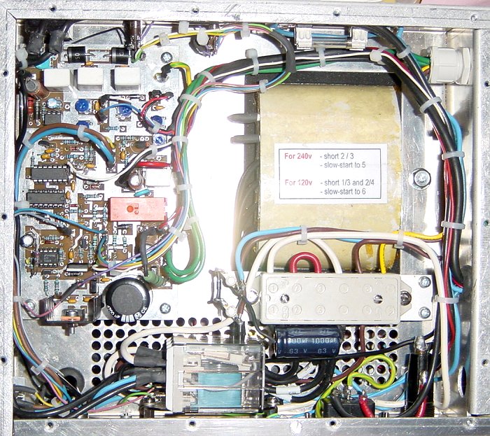 The lower PSU compartment